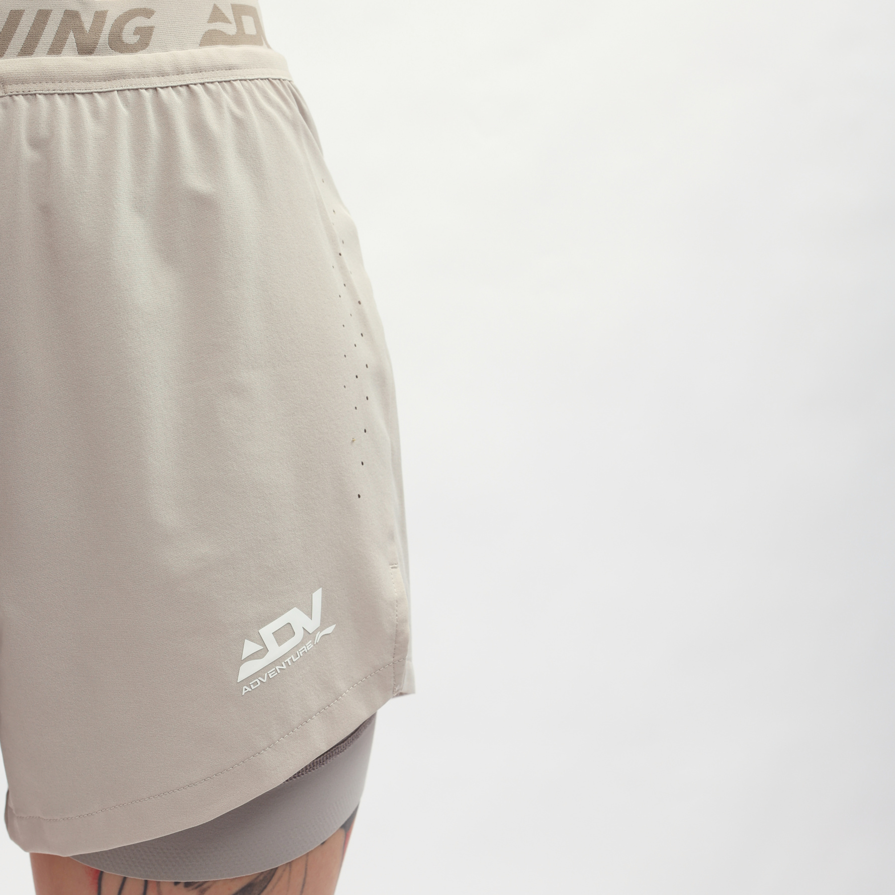 AKSW602-1 Брюки спортивные Trail Running серый